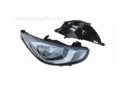 Hyundai ACCENT 2011 HEAD LAMP Russian